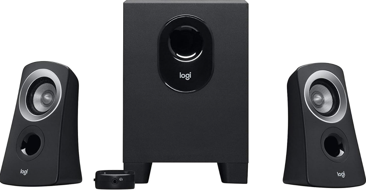 Logitech Z313 2.1 Speaker System - 25 W RMS - Black
