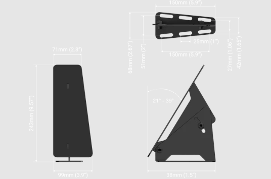 Universal Sim Racing Footrest - Image 3