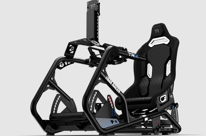 INTEGRATED SINGLE MONITOR STAND FOR TRAK RACER ALPINE RACING TRX - HOLDS UP TO 70" (Trak Racer TR8 Pro Stand) - Image 2