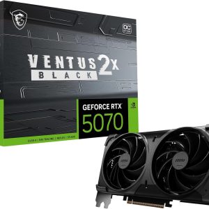 MSI GeForce RTX 5070 12gb Ventus 2x OC, Black